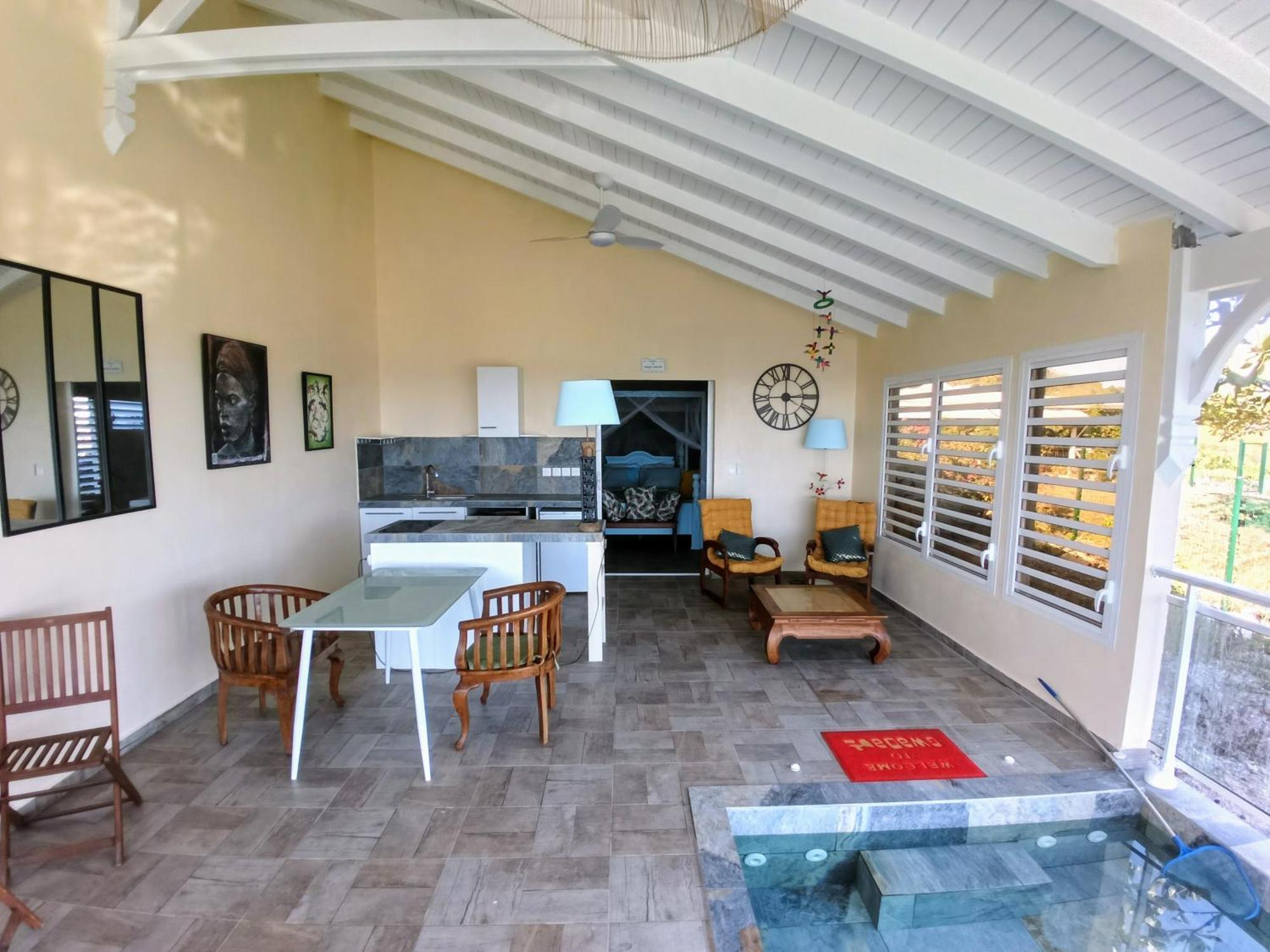 Aux Colibris Amoureux : Loft De Standing Avec Vue Mer Grand-Bourg  Exterior foto