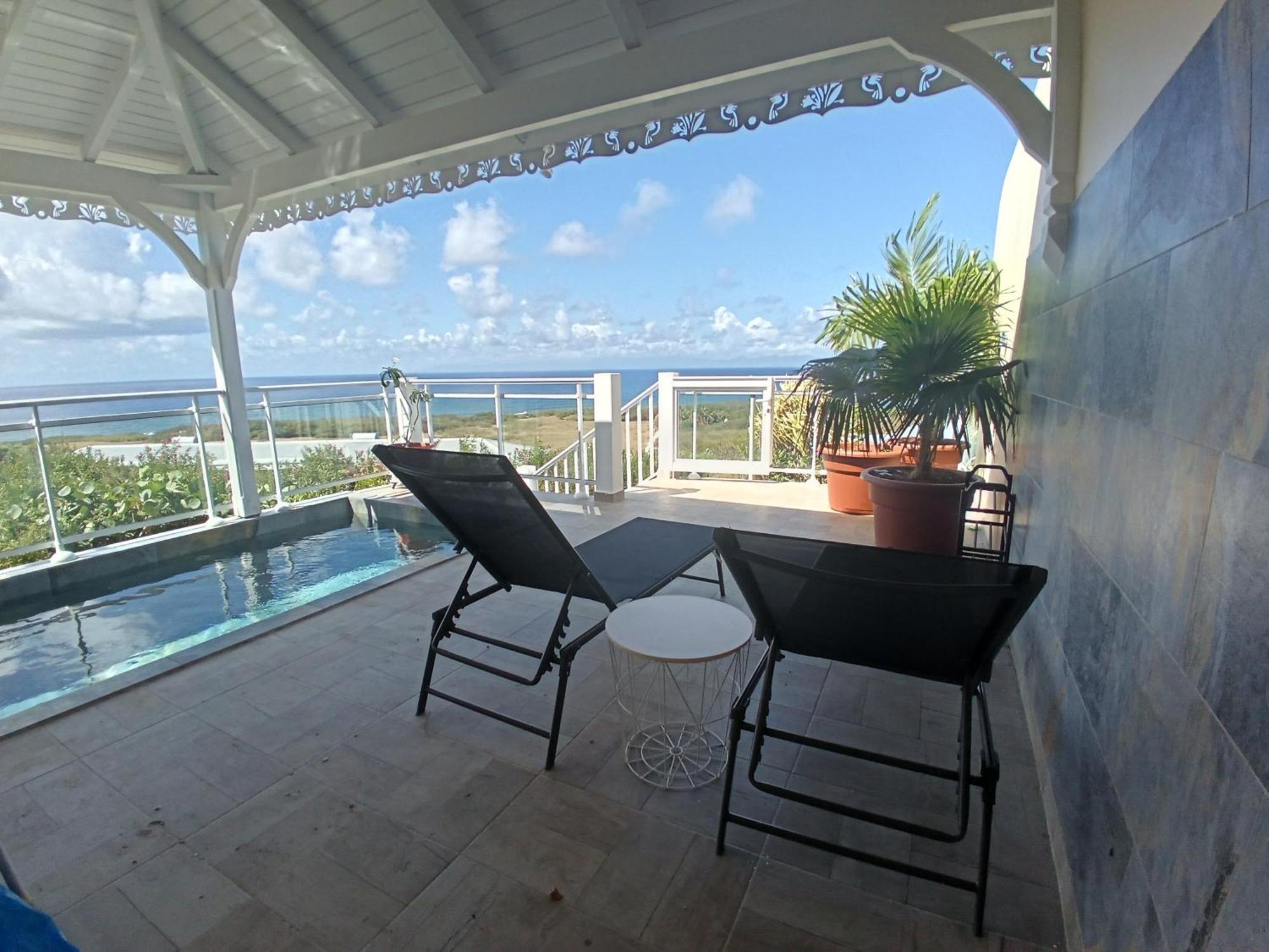 Aux Colibris Amoureux : Loft De Standing Avec Vue Mer Grand-Bourg  Exterior foto